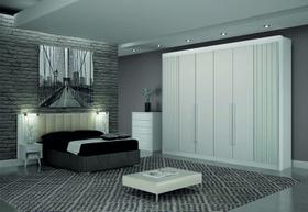 Guarda Roupa Casal 6 Portas 6 Gavetas - São Carlos-Branco - Leifer Móveis Guarda Roupa Casal 6 Portas 6 Gavetas - São Carlos-Branco - Leifer Móveis