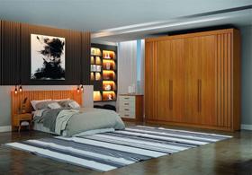 Guarda Roupa Casal 6 Portas 6 Gavetas - São Carlos-Cinamomo - Leifer Móveis Guarda Roupa Casal 6 Portas 6 Gavetas - São Carlos-Cinamomo - Leifer Móveis