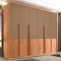 Guarda-Roupa Casal 6 Portas 6 Gavetas Suburban Gold 100% MDF Rooms Espresso Móveis Marrom/Freijo/Sued
