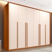 Guarda-Roupa Casal 6 Portas 6 Gavetas Suburban Gold Espresso Móveis 100% MDF Marrom/Freijo/Off White