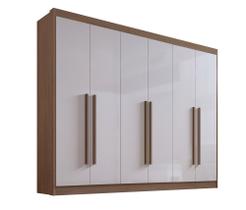 Guarda Roupa Casal 6 Portas 7 Gavetas sem pés Athos - D' Doro