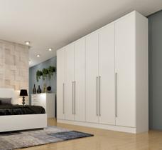 Guarda-Roupa Casal 6 Portas 8 Gavetas 270cm Sevilla