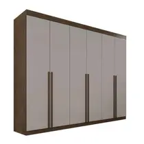 Guarda roupa Casal 6 Portas 8 Gavetas Florianópolis 100% MDF Valverde Moveis