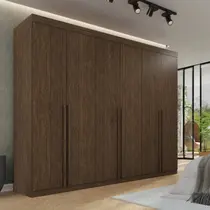 Guarda-roupa Casal 6 Portas 8 Gavetas Florianópolis 100% MDF
