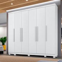 Guarda Roupa Casal 6 Portas Atlanta Benetil Móveis - Branco