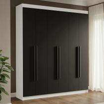 Guarda-roupa Casal 6 Portas Batentes Venus Madesa