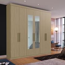 Guarda-roupa Casal 6 Portas Bélgica com Espelho