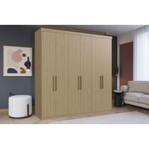 Guarda Roupa Casal 6 Portas c/ 2 Gavetas PH 1707 Cedro - Herval