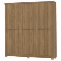 Guarda Roupa Casal 6 Portas Cm E530 Kappesberg Nogueira