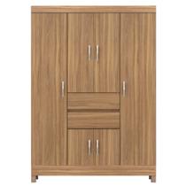 Guarda Roupa Casal 6 Portas com 2 Gavetas Ecom II Amendola Touch - Demóbile