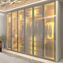 Guarda-Roupa Casal 6 Portas com 6 Portas Reflecta com Pés com LED Innova 100% MDF Branco/Off White - Gelius Móveis Guarda-Roupa Casal 6 Portas com 6 Portas Reflecta com Pés com LED Innova 100% MDF Branco/Off White - Gelius Móveis