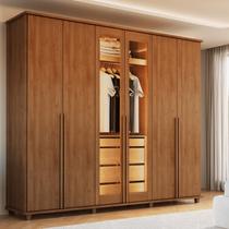 Guarda-Roupa Casal 6 Portas com LED e Vidro Reflecta 5 Gavetas Bélgica Guarda-Roupa Casal 6 Portas com LED e Vidro Reflecta 5 Gavetas Bélgica