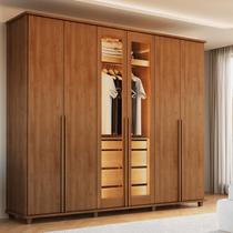 Guarda-Roupa Casal 6 Portas com LED e Vidro Reflecta 5 Gavetas Bélgica Guarda-Roupa Casal 6 Portas com LED e Vidro Reflecta 5 Gavetas Bélgica