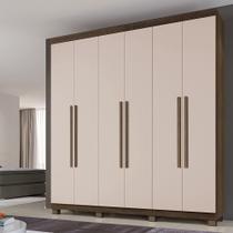 Guarda Roupa Casal 6 Portas com Pés Milão Benetil Guarda Roupa Casal 6 Portas com Pés Milão Benetil