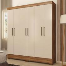 Guarda Roupa Casal 6 Portas e 2 Gavetas Dallas