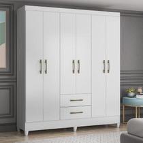 Guarda-Roupa Casal 6 Portas e 2 Gavetas Panamá Guarda-Roupa Casal 6 Portas e 2 Gavetas Panamá