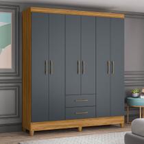 Guarda Roupa Casal 6 portas e 2 gavetas Panamá Guarda Roupa Casal 6 portas e 2 gavetas Panamá