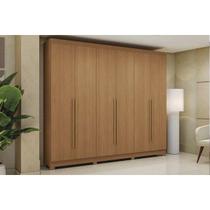 Guarda Roupa Casal 6 Portas e 3 Gavetas c/ Pés CB03T580 Canela - Kappesberg Guarda Roupa Casal 6 Portas e 3 Gavetas c/ Pés CB03T580 Canela - Kappesberg