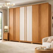 Guarda-Roupa Casal 6 Portas e 4 Gavetas Mozart Caemmun