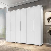 Guarda-Roupa Casal 6 Portas E 5 Gavetas Estrela