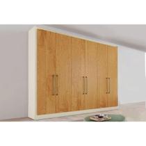 Guarda Roupa Casal 6 Portas e 6 Gavetas Argos Off White/Peroba - Europa Guarda Roupa Casal 6 Portas e 6 Gavetas Argos Off White/Peroba - Europa