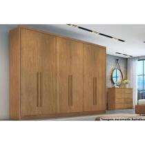 Guarda Roupa Casal 6 Portas e 8 Gavetas Robust Plus Cumaru - Novo Horizonte Guarda Roupa Casal 6 Portas e 8 Gavetas Robust Plus Cumaru - Novo Horizonte