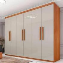 Guarda Roupa Casal 6 Portas Lagos Tcil Móveis Cinamomo Off White