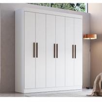 Guarda Roupa Casal 6 Portas MDF New Xangai Doripel