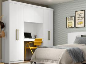 Guarda Roupa Casal 6 Portas Montagem Flex Branco Carraro Guarda Roupa Casal 6 Portas Montagem Flex Branco Carraro