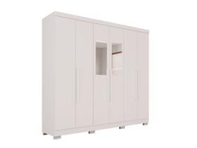 Guarda Roupa Casal 6 Portas Recife com Espelho Salleto