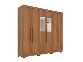 Guarda Roupa Casal 6 Portas Recife com Espelho Salleto Guarda Roupa Casal 6 Portas Recife com Espelho Salleto