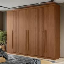 Guarda Roupa Casal 6 Portas Ripado Buriti Santos Andira Jatoba Jatobá