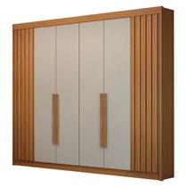 Guarda Roupa Casal 6 Portas São Carlos Cinamomo Off White Leifer Móveis