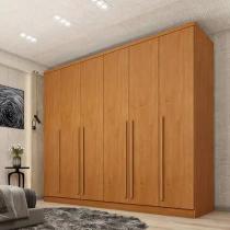 Guarda Roupa Casal 6 Portas Sevila Tcil Cor Cinamomo