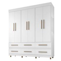 Guarda Roupa Casal 66020 Branco Araplac