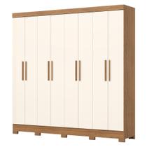 Guarda-Roupa Casal 8 Portas 4 Gavetas B51 Briz Henn Roupeiro