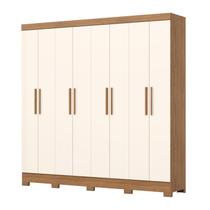 Guarda Roupa Casal 8 Portas 4 Gavetas B51 Nature/Off White