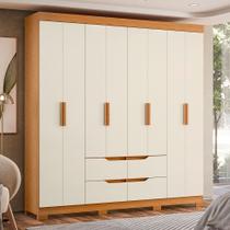 Guarda Roupa Casal 8 Portas 4 Gavetas com Pés Doble Albatroz Guarda Roupa Casal 8 Portas 4 Gavetas com Pés Doble Albatroz