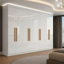 Guarda Roupa Casal 8 Portas 4 Gavetas Paris Espresso Móveis