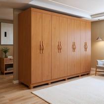 Guarda-roupa Casal 8 Portas 6 Gavetas com Pés 100% Mdf Serenata Guarda-roupa Casal 8 Portas 6 Gavetas com Pés 100% Mdf Serenata