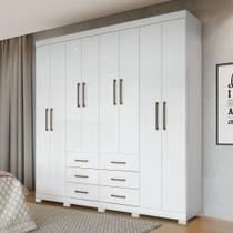 Guarda Roupa Casal 8 Portas 6 Gavetas Liverpool 8.6