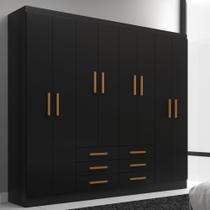 Guarda Roupa Casal 8 Portas 6 Gavetas Paris Evidência Móveis