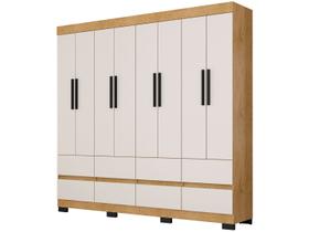 Guarda-roupa Casal 8 Portas 8 Gavetas Araplac B24088 Guarda-roupa Casal 8 Portas 8 Gavetas Araplac B24088