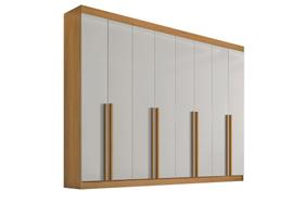 Guarda Roupa Casal 8 Portas 8 Gavetas com pés Daymont - D Doro