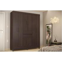 Guarda Roupa Casal 8 Portas e 2 Gavetas Munique Cafe Touch - Demóbile