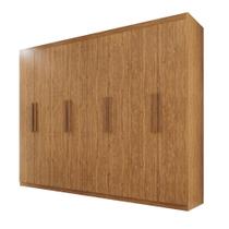 Guarda-Roupa Casal 8 Portas e 4 Gavetas Herrera Cinamomo Guarda-Roupa Casal 8 Portas e 4 Gavetas Herrera Cinamomo