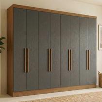 Guarda Roupa Casal 8 Portas e 4 Gavetas Master New