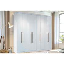 Guarda Roupa Casal 8 Portas e 4 Gavetas Master Vip 8.4 Branco - Santos Andirá Guarda Roupa Casal 8 Portas e 4 Gavetas Master Vip 8.4 Branco - Santos Andirá
