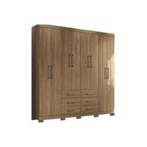 Guarda Roupa Casal 8 Portas e 6 Gavetas c/ Pés Liverpool Atacama - Santos Andirá Guarda Roupa Casal 8 Portas e 6 Gavetas c/ Pés Liverpool Atacama - Santos Andirá