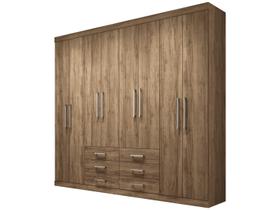 Guarda Roupa Casal 8 Portas e 6 Gavetas Master 8.6 Atacama - Santos Andirá